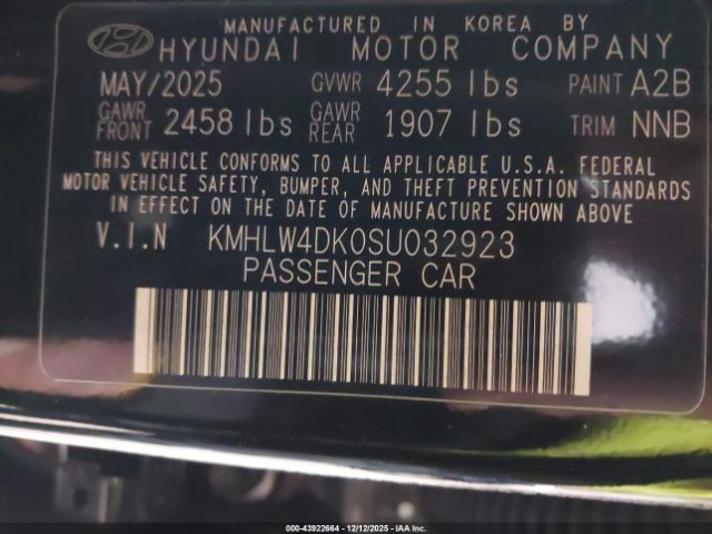 2025 HYUNDAI ELANTRA N KMHLW4DK0SU032923 Photo 8