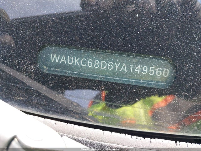 2000 AUDI A4 WAUKC68D6YA149560 Photo 8