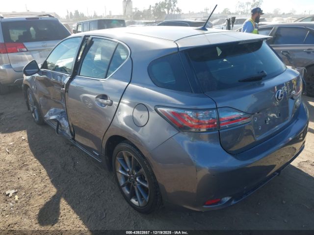 2012 LEXUS CT 200H JTHKD5BH9C2110582 Photo 2