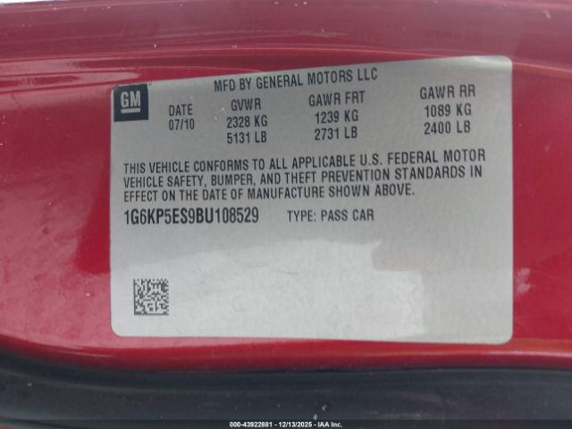 2011 CADILLAC DTS 1G6KP5ES9BU108529 Photo 8