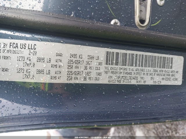 Jeep Cherokee Latitude 4x4 2020 1C4PJMCB1LD614035 Image 9