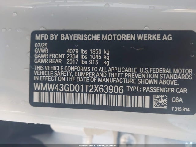 2026 MINI HARDTOP WMW43GD01T2X63906 Photo 8