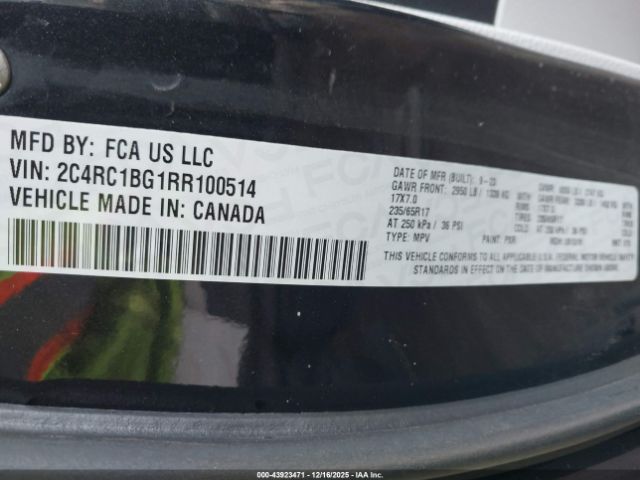 2024 CHRYSLER PACIFICA 2C4RC1BG1RR100514 Photo 8