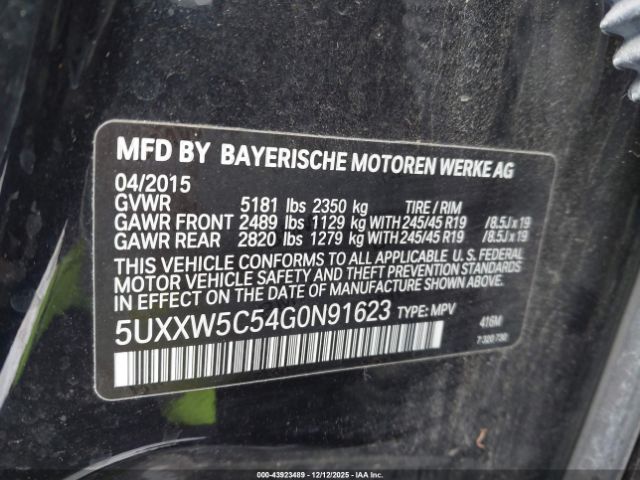 2016 BMW X4 5UXXW5C54G0N91623 Photo 8