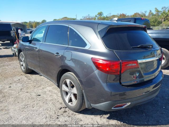 2014 ACURA MDX 5FRYD3H26EB007766 Photo 2