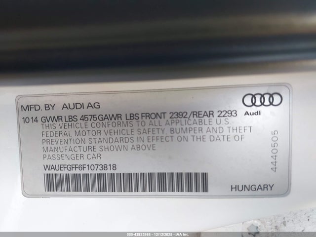 2015 AUDI A3 WAUEFGFF6F1073818 Photo 8