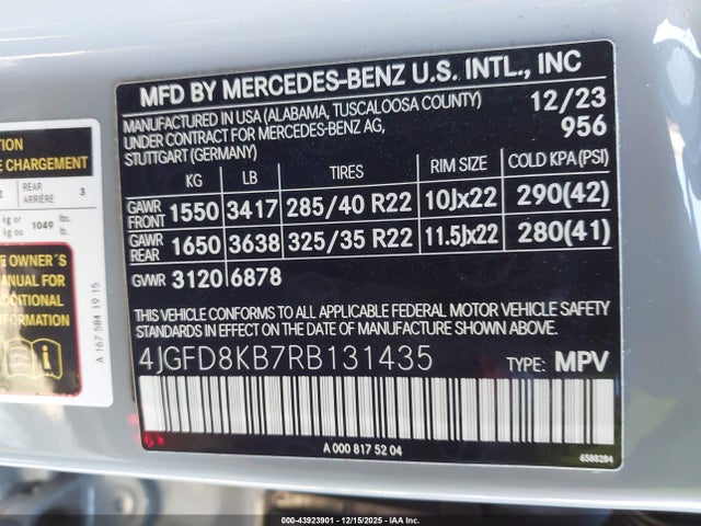 2024 MERCEDES-BENZ AMG GLE 63 COUPE 4JGFD8KB7RB131435 Photo 8