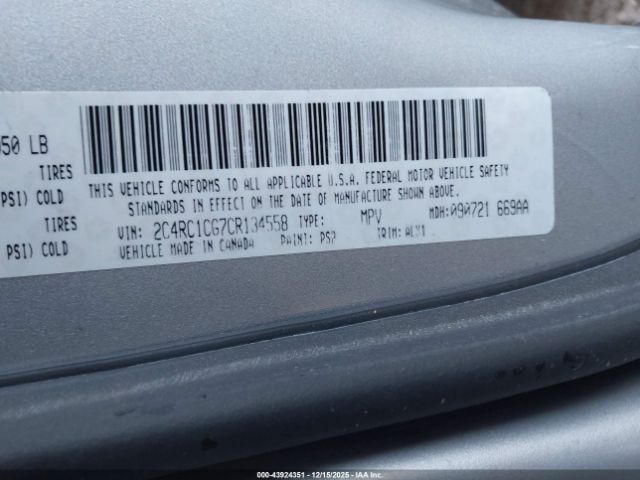 2012 CHRYSLER TOWN & COUNTRY 2C4RC1CG7CR134558 Photo 8