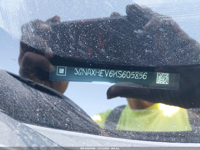 Продаж на аукціоні авто 2019 Chevrolet Equinox Ls, vin: 3GNAXHEV6KS605856, номер лоту: 43924486