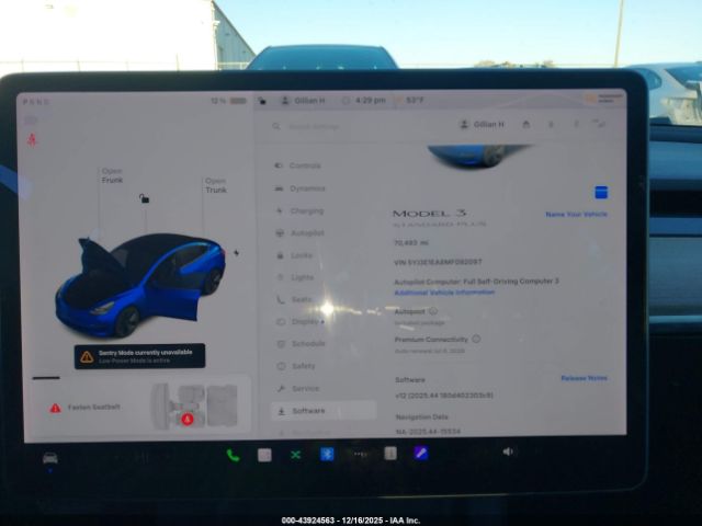 2021 TESLA MODEL 3 5YJ3E1EA8MF092097 Photo 6