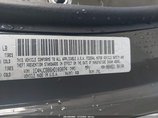 2017 JEEP COMPASS 1C4NJCBB6HD103074 Photo 8