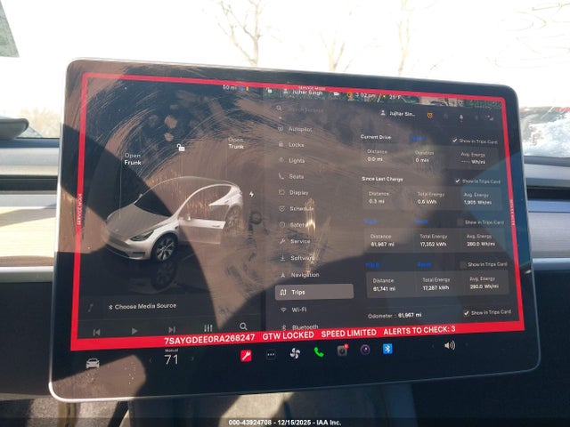 2024 TESLA MODEL Y 7SAYGDEE0RA268247 Photo 6