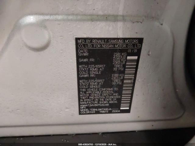 2019 NISSAN ROGUE KNMAT2MV8KP531048 Photo 8