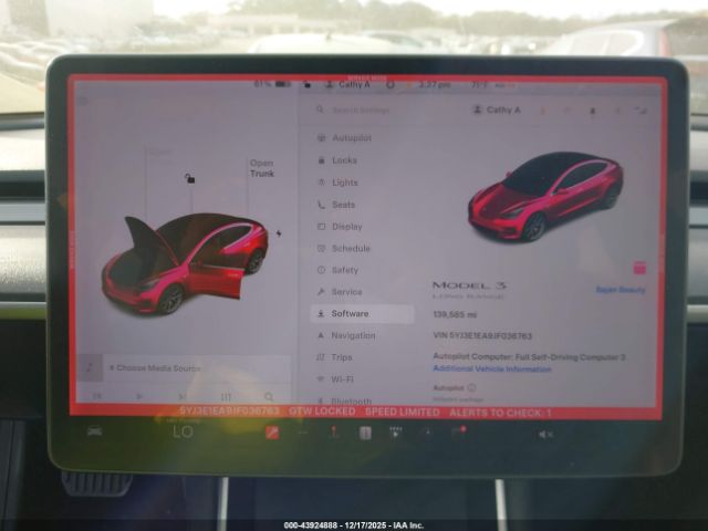 2018 TESLA MODEL 3 5YJ3E1EA9JF036763 Photo 6
