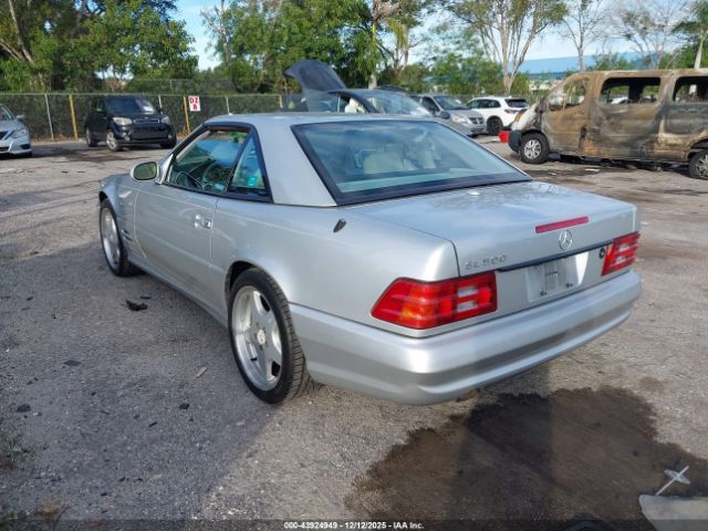 2001 MERCEDES-BENZ SL 500 WDBFA68F41F200069 Photo 2