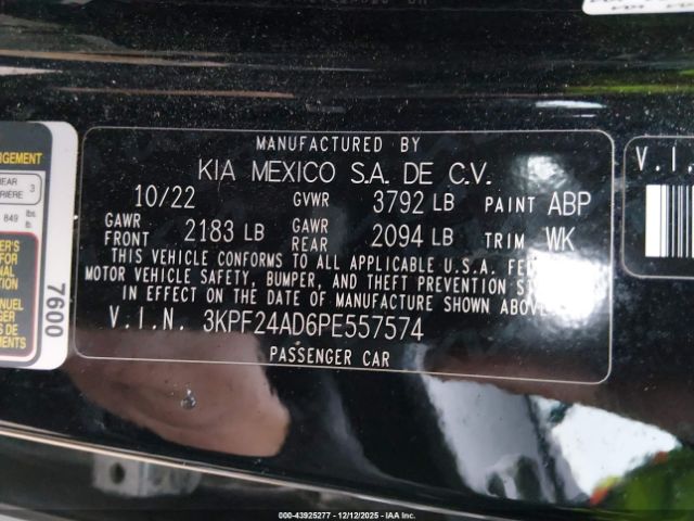 2023 KIA FORTE 3KPF24AD6PE557574 Photo 8
