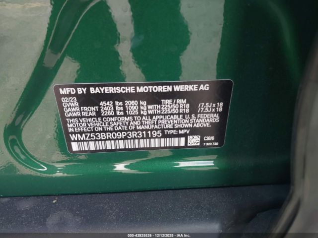 2023 MINI COUNTRYMAN WMZ53BR09P3R31195 Photo 8