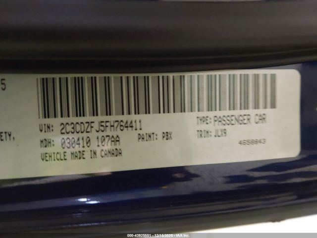 2015 DODGE CHALLENGER 2C3CDZFJ5FH764411 Photo 8