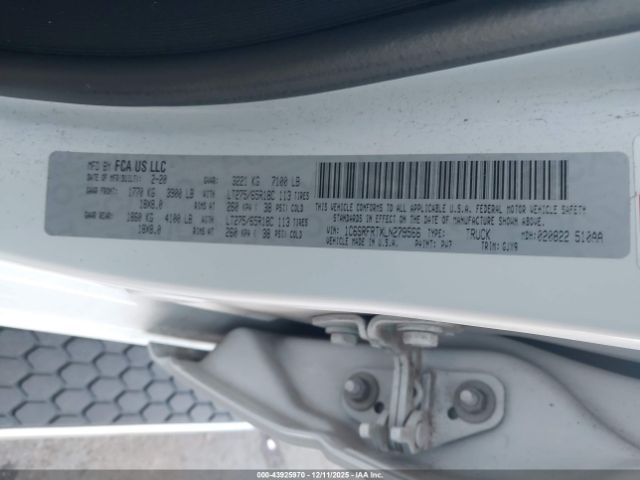 2020 RAM 1500 1C6SRFRTXLN279566 Photo 8