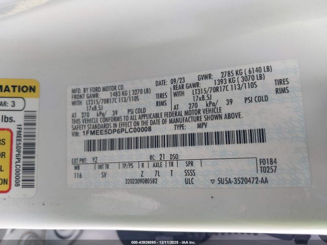 2023 FORD BRONCO 1FMEE5DP6PLC00008 Photo 8