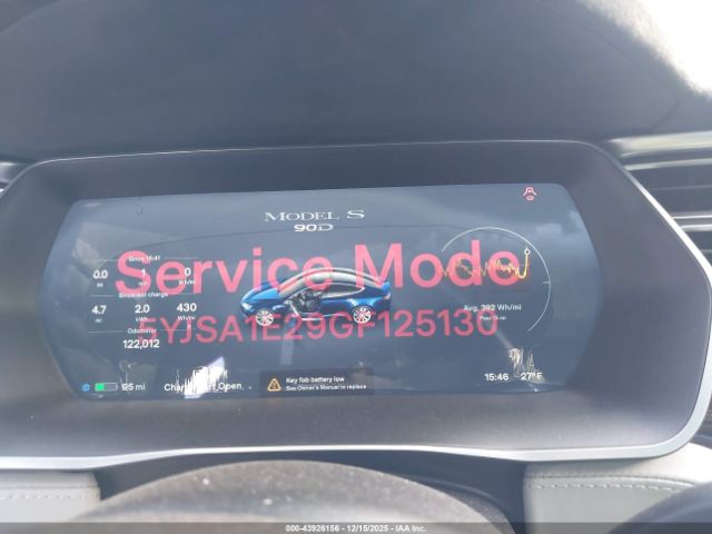 2016 TESLA MODEL S 5YJSA1E29GF125130 Photo 6