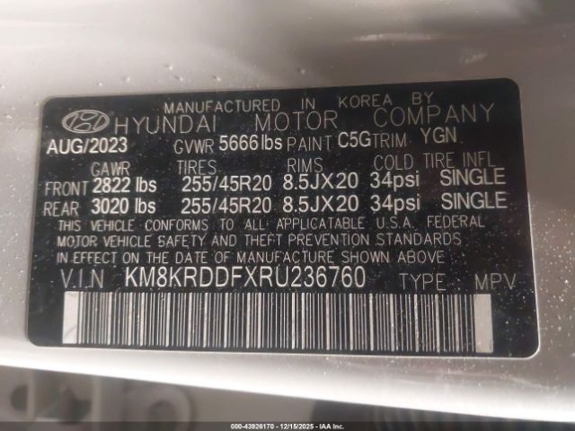 2024 HYUNDAI IONIQ 5 KM8KRDDFXRU236760 Photo 8