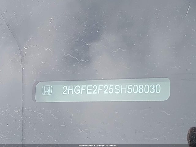 Honda Civic Lx 2025 2HGFE2F25SH508030 Image 9