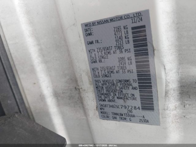 2025 NISSAN ROGUE 5N1BT3AB2SC797284 Photo 8