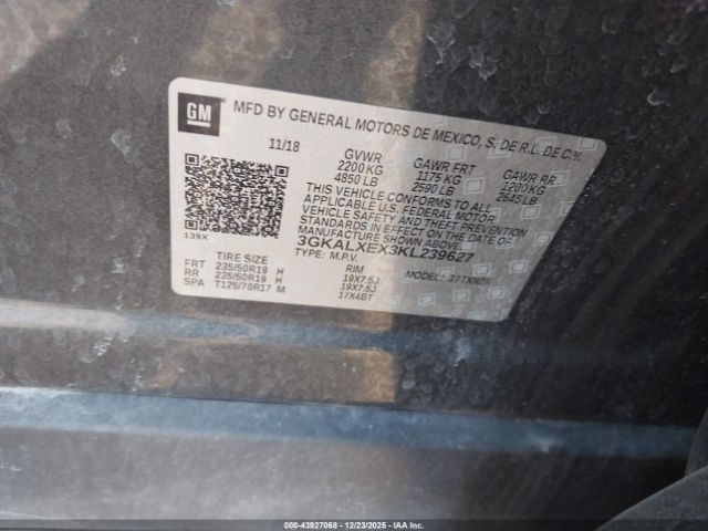 2019 GMC TERRAIN 3GKALXEX3KL239627 Photo 8