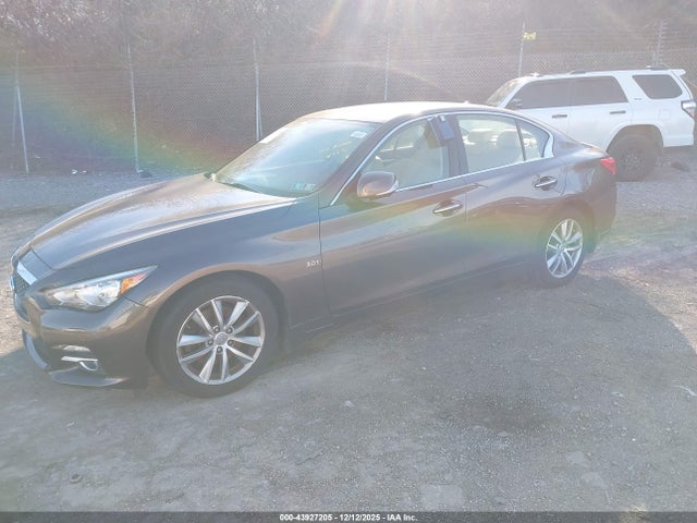 Продаж на аукціоні авто 2016 Infiniti Q50 3.0t Premium, vin: JN1EV7AR7GM343617, номер лоту: 43927205