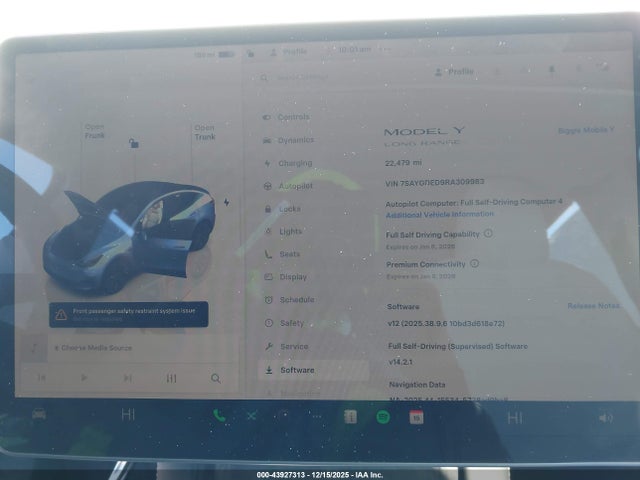 2024 TESLA MODEL Y 7SAYGDED9RA309983 Photo 6