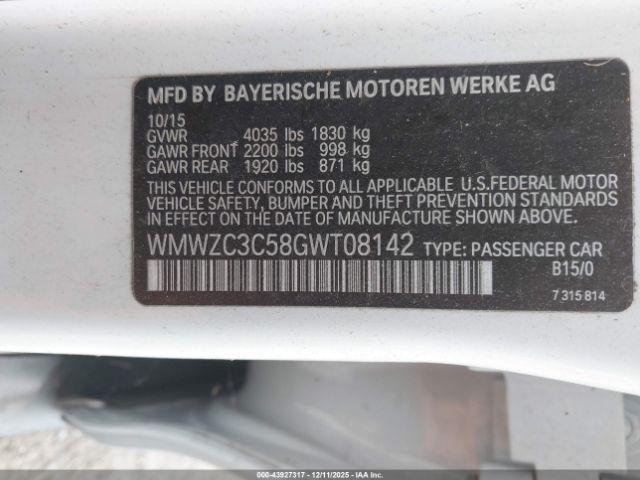 2016 MINI COUNTRYMAN WMWZC3C58GWT08142 Photo 8