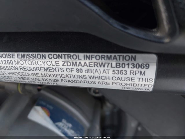 ZDMAAERW7LB013069 Ducati Multistrada 1260 Enduro