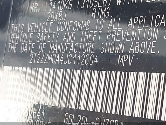 Lexus RX 350 2018 2T2ZZMCA4JC112604 Image 9