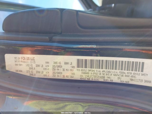 2015 JEEP GRAND CHEROKEE 1C4RJFCT5FC210288 Photo 8