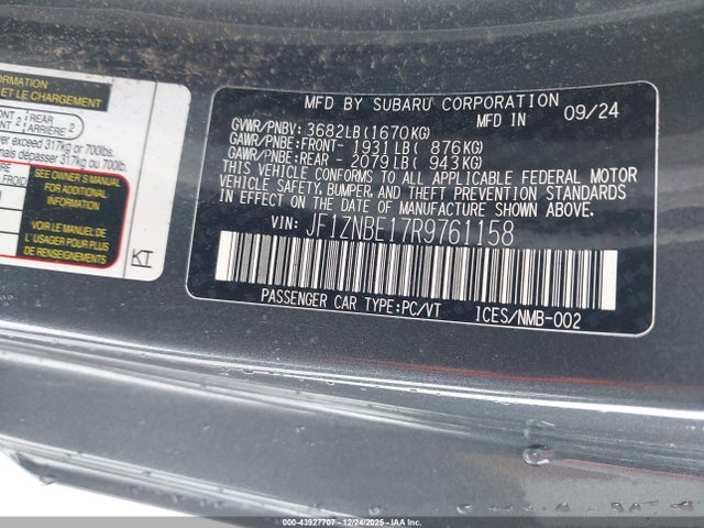 2024 TOYOTA GR86 JF1ZNBE17R9761158 Photo 8