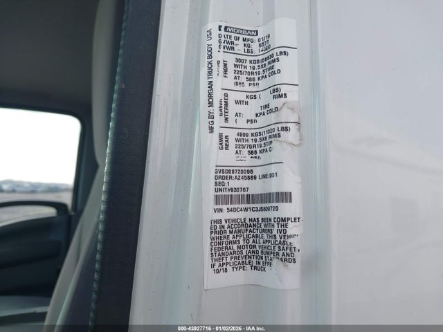 Isuzu Npr Hd 2018 54DC4W1C3JS809720 Image 9