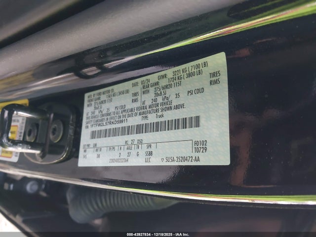 1FTFW2L57RKD59911 Ford F-150 Stx