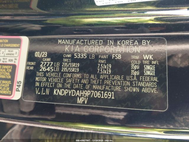 2023 KIA SPORTAGE PLUG-IN HYBRID KNDPYDAH9P7061691 Photo 8