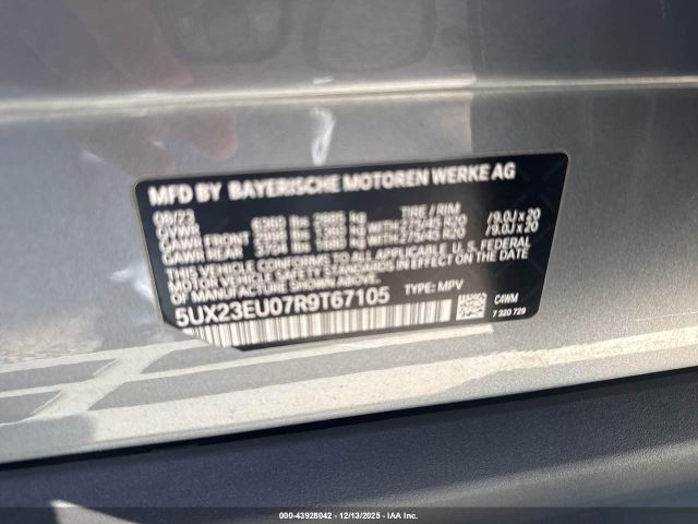 2024 BMW X5 5UX23EU07R9T67105 Photo 8
