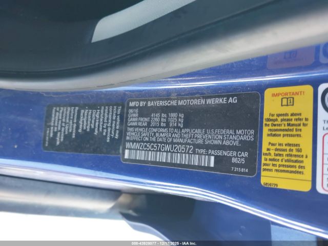 2016 MINI COUNTRYMAN WMWZC5C57GWU20572 Photo 8