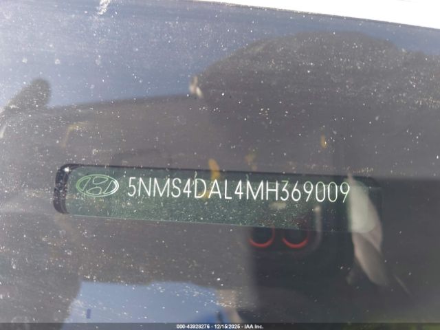 2021 HYUNDAI SANTA FE 5NMS4DAL4MH369009 Photo 8