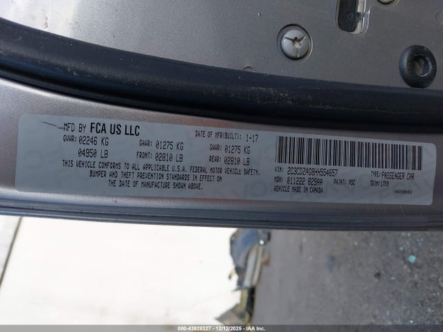 2017 DODGE CHALLENGER 2C3CDZAG8HH554657 Photo 8