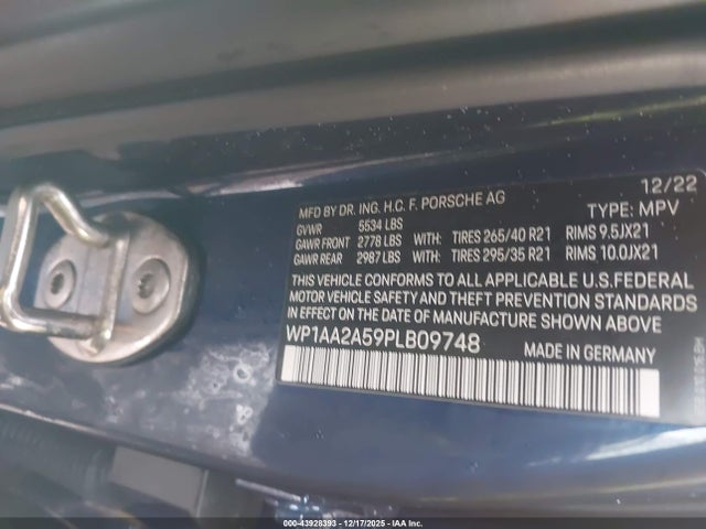 2023 PORSCHE MACAN WP1AA2A59PLB09748 Photo 8