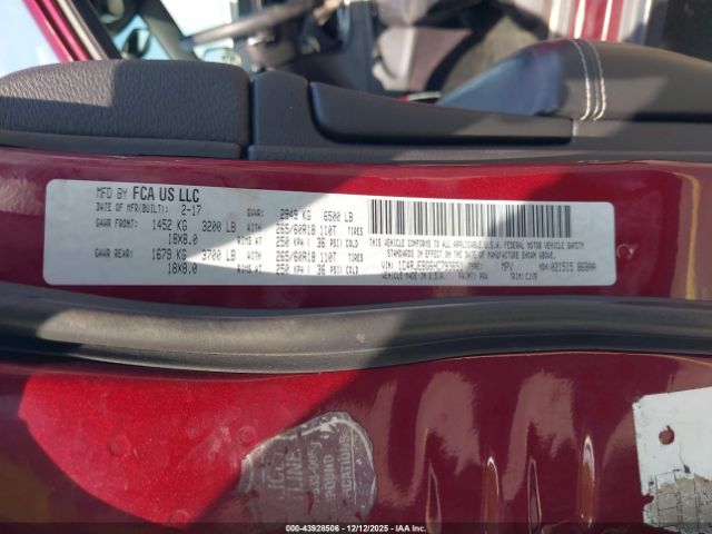 2017 JEEP GRAND CHEROKEE 1C4RJEBG6HC793651 Photo 8