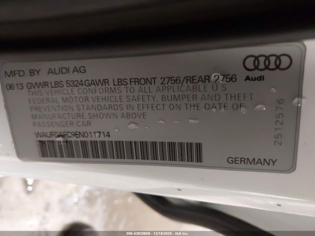 2014 AUDI A6 WAUFGAFC9EN011714 Photo 8