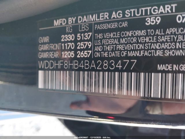 2011 MERCEDES-BENZ E 350 WDDHF8HB4BA283477 Photo 8