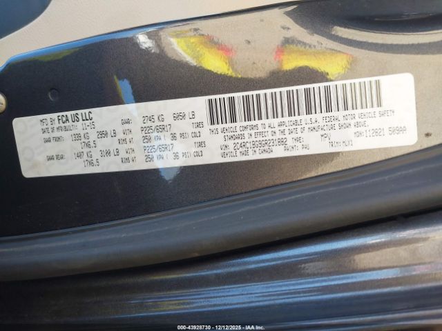 2016 CHRYSLER TOWN & COUNTRY 2C4RC1BG9GR231882 Photo 8