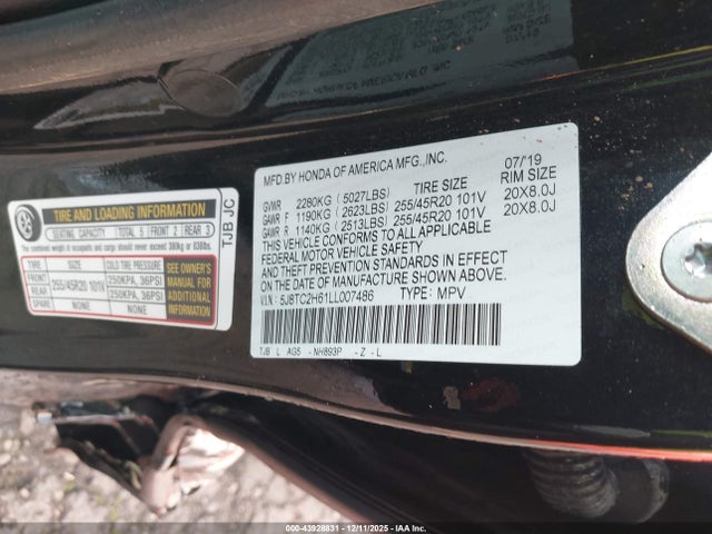 Acura Rdx A-spec Package 2020 5J8TC2H61LL007486 Image 9