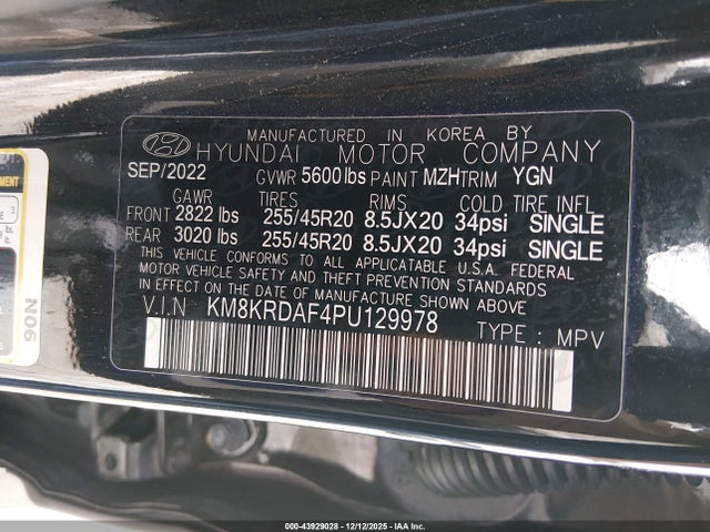 KM8KRDAF4PU129978 Hyundai Ioniq 5 Limited